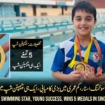"Rising Star: Young Swimmer Dominates Championship with 5 Medals"